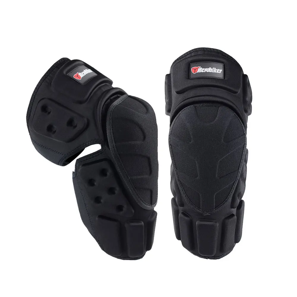 Pads HEROBIKER Motorcycle Knee Motorbike Motocross Knee Protector Guard Winter Keep Warm Moto Knee Protector Protective Gear smile