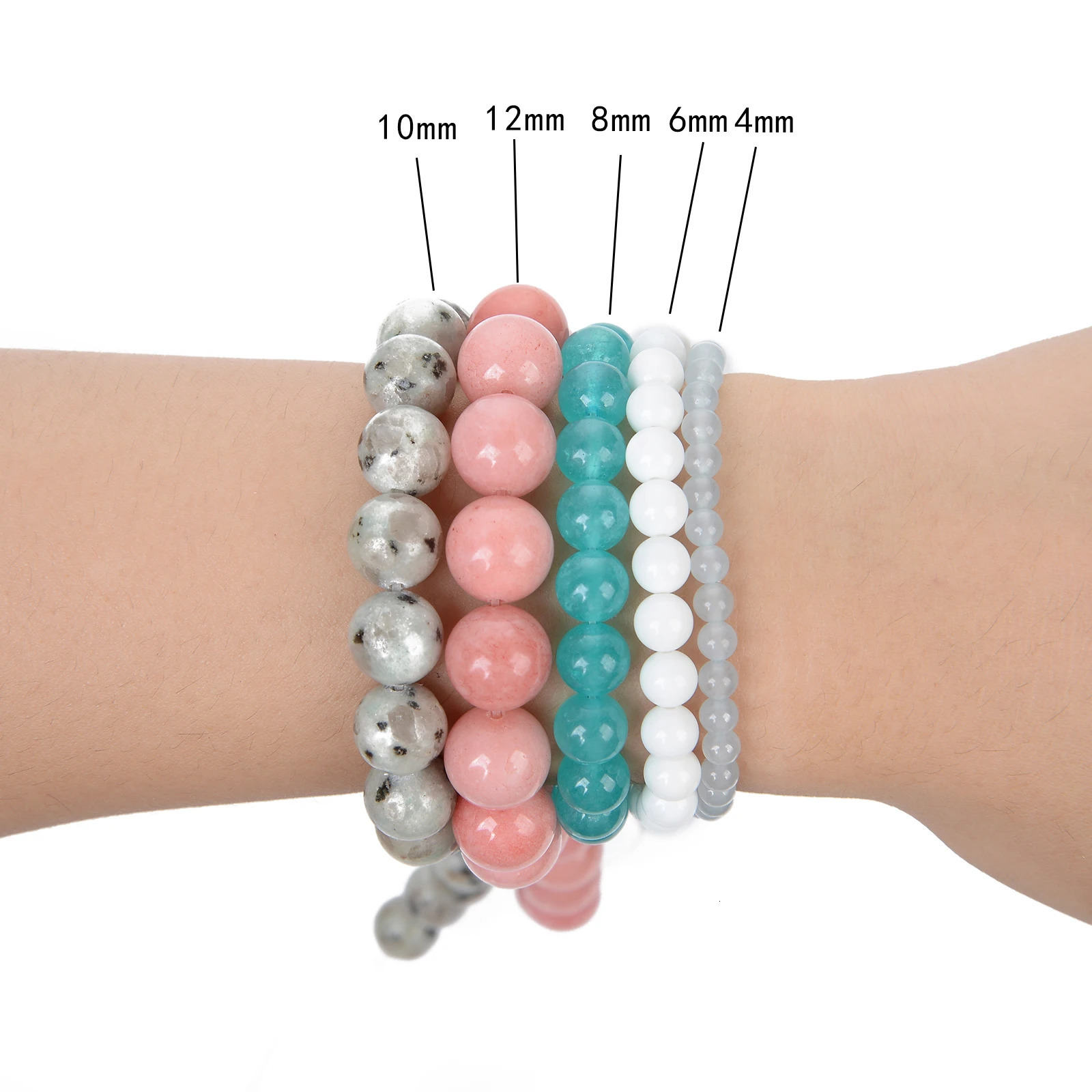 Natural Irregular White Baroque Shell Pearl Bead Round Loose Spaced Stone Bead Used for Jewelry Making DIY Necklace Bracelet 241108