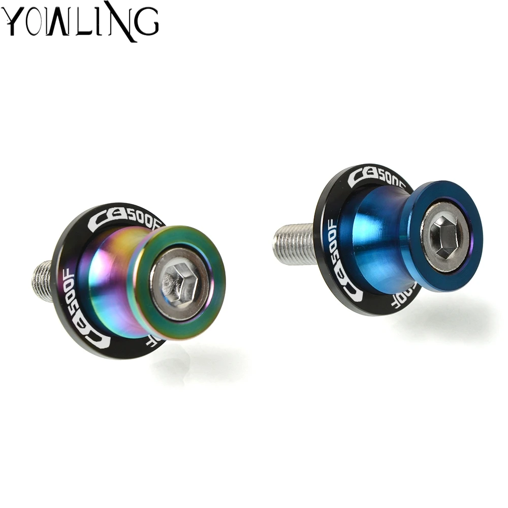 8MM Motorcycle Accessories stands screws Swin garm Swingarm Spools slider For HONDA CB500F CB 500F 2013 2014 2015 2016 2017 2018
