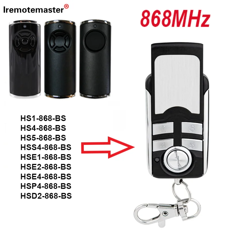 For HORMANN BiSecur HSE2-868-BS 2025 HSE4-868-BS Garage Door Remote Control HORMANN HS1 HS4 HSS4 HSE1 HSP4 new HSD2 868 BS Transmitter