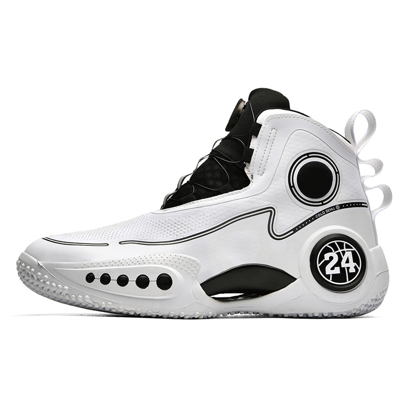 High-top Men Basketball Shoes Kids Rotating Button Basket Boots Brand Design Sneakers Men Outdoor Basketball Training Shoes Male Shoes Free shipping