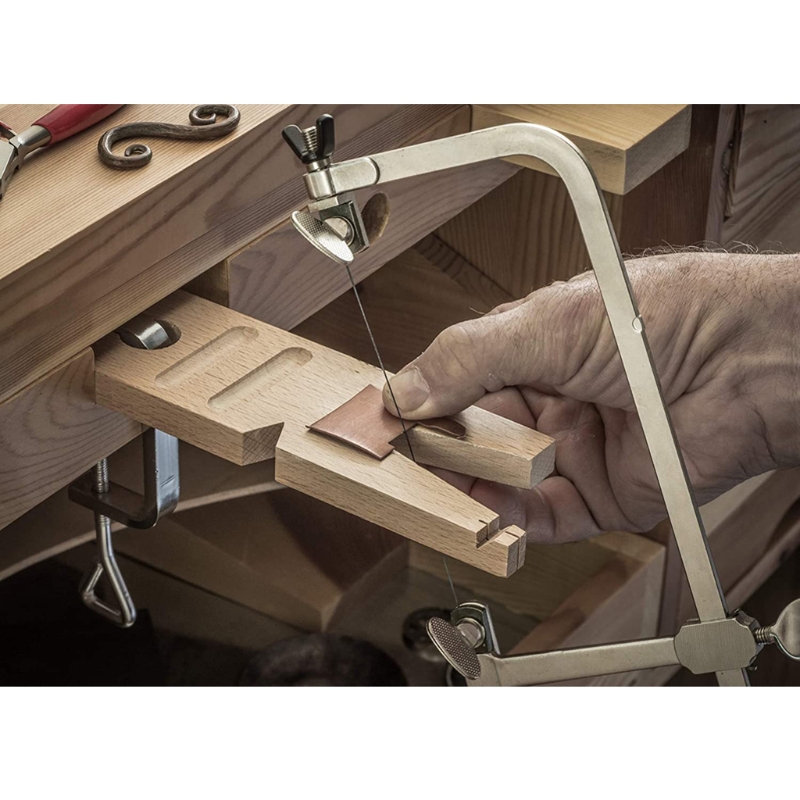1 Set 3-in-1 Professional Jeweler's Saw Set Jewelry Tools Saw Frame 144 Blades Wooden Pin Clamp Wood Metal Jewelry Toos