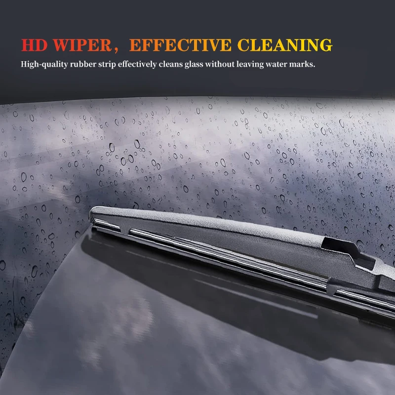 11" Rear Wiper APPDEE Wiper Blade For Fiat 500 ( 312 ) 2007 - 2016 2017 2018 2019 2020 Windshield Windscreen Rear Window smile 11" ( ) -