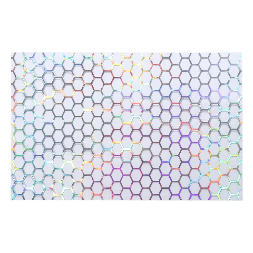 1PC Creative Honeycomb new Sticker Car Rear Tail 2025 Light Cover Decal Multicolor Reflective Material Honeycomb Sticker Auto Accessories