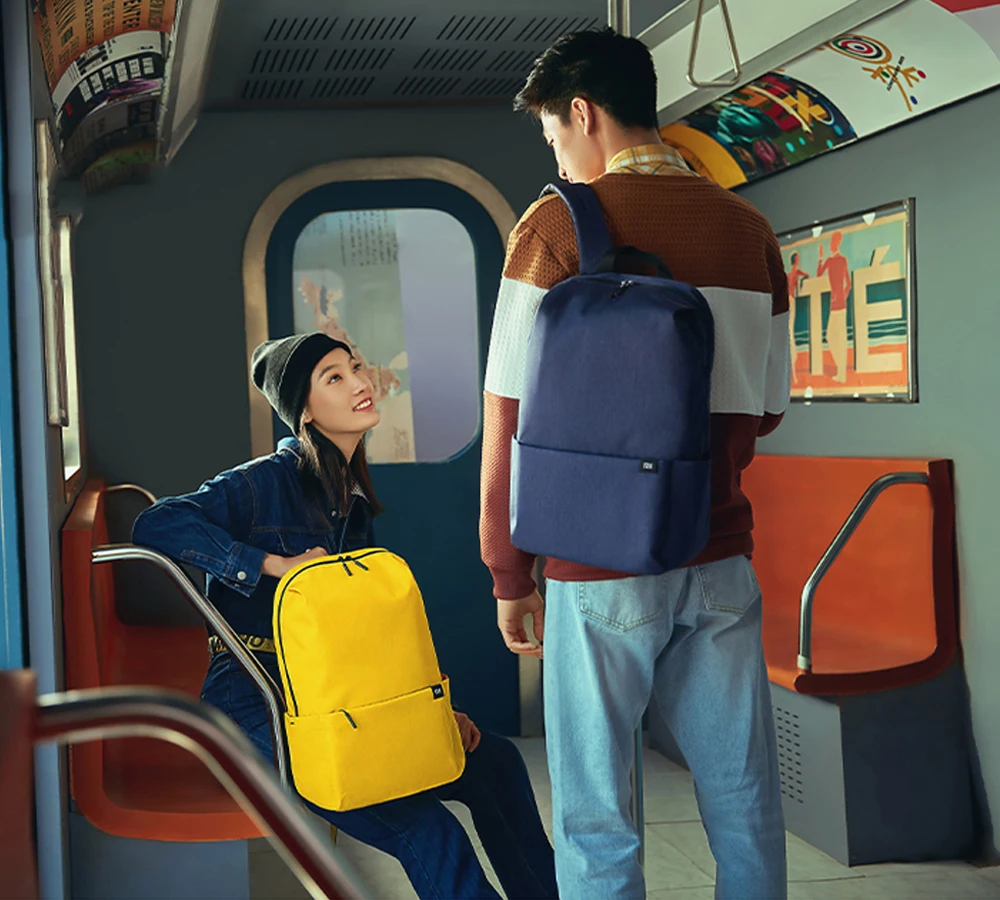Original Xiaomi 20L Backpack Mi Back pack Men Women Sports Waterproof Colorful Unisex Bag For 15.6 Inch Casual School Bag