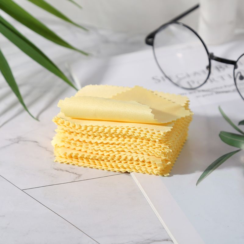 2026 New 100 Pcs/Pack Glasses Cloth Lens Cleaner Dust Remover Portable Wipes Non-Woven Fa Drop Shipping Free Shipping