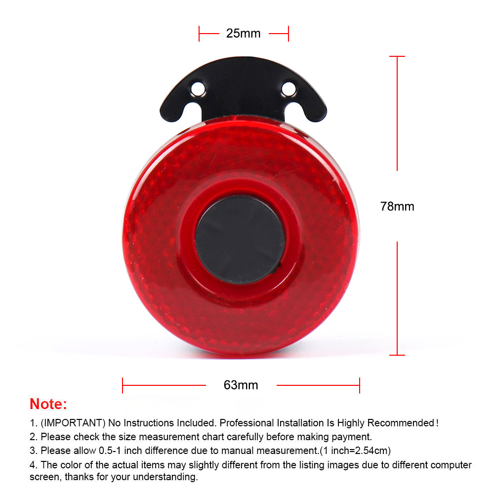 DC 12V-24V 105dB Auto Warning Siren Sound Signal Backup Alarms Horns With LED Beep Reverse Air Horn for the Car BX102098