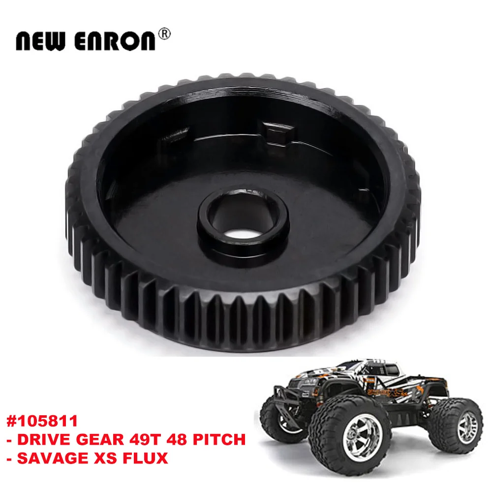 45# Steel Drive Gear 49T 48 Pitch Replace 105811 for RC Car 1/10 HPI Racing Savage XS SS XS Flux Ford Raptor TOYOTA FJ CRUISER