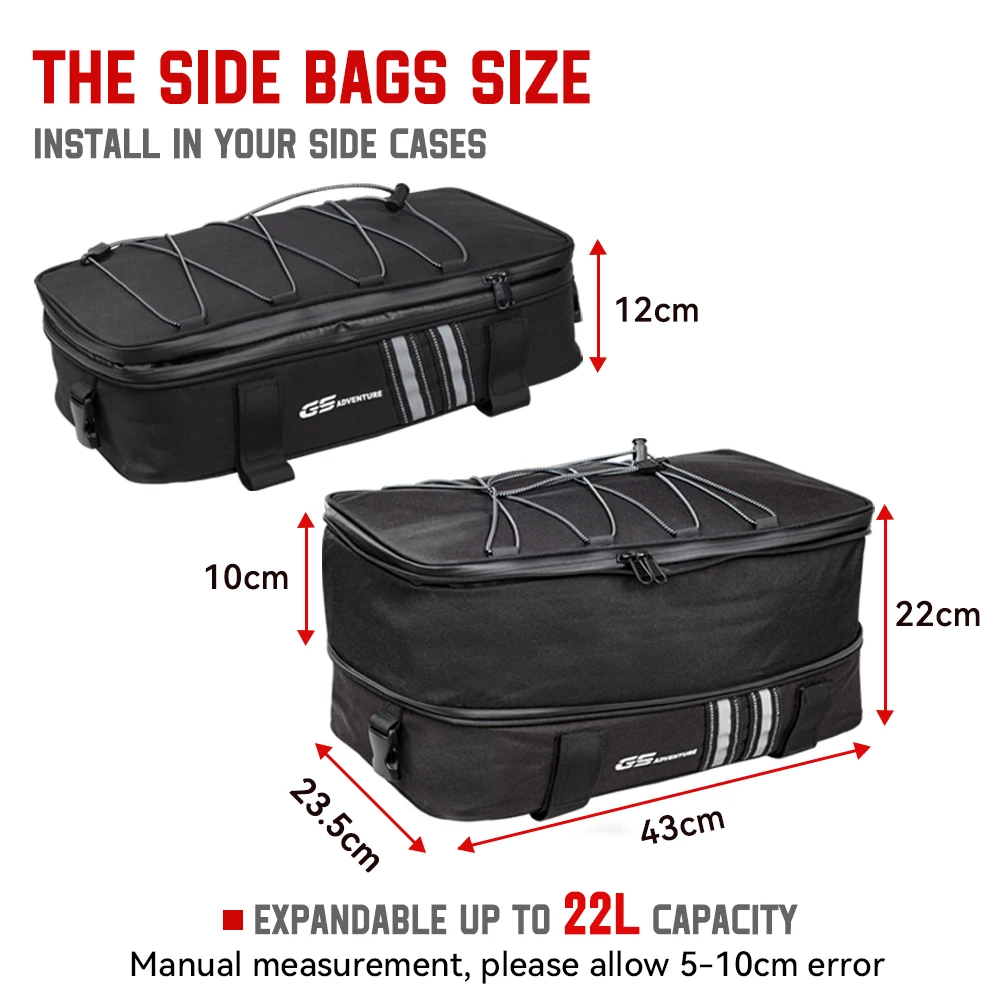 Motorcycle Top Bags Accessories For BMW R 1200 1250 GS LC Adventure Top Box Panniers Bag Case Luggage Bags F650GS G310GS ADV