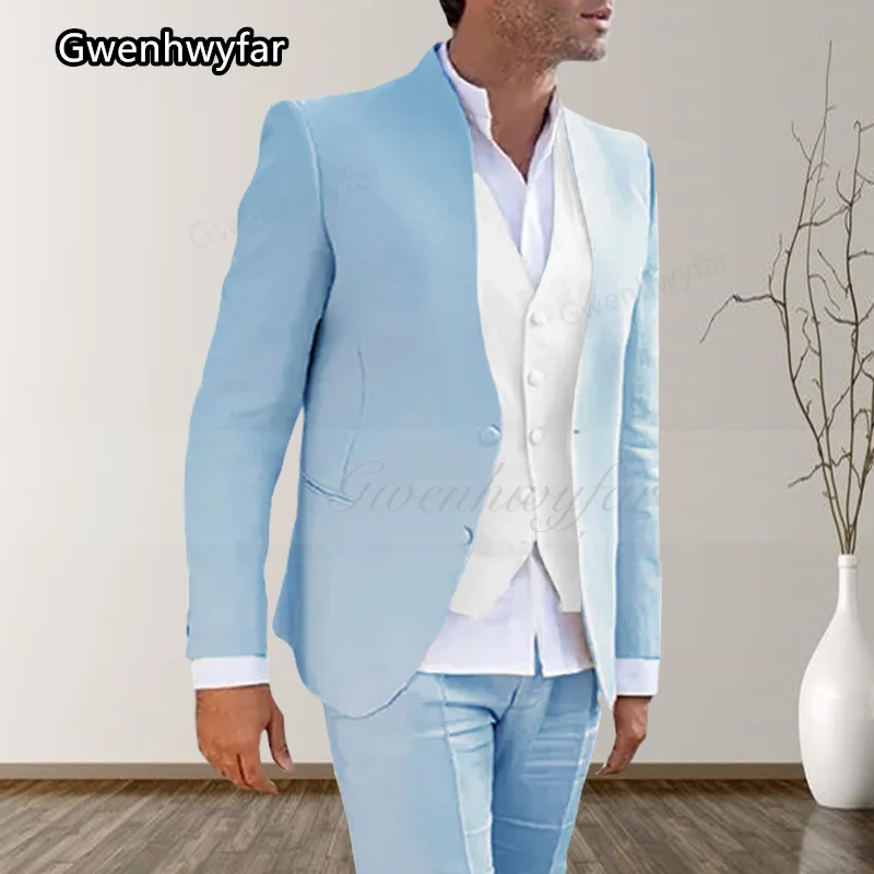 New Autumn Gwenhwyfar 2023 Pink Men's Suit Casual Fit Wedding Groom Groomsmen Suit Suitable For Banquet Party Tuxedo Costume smile