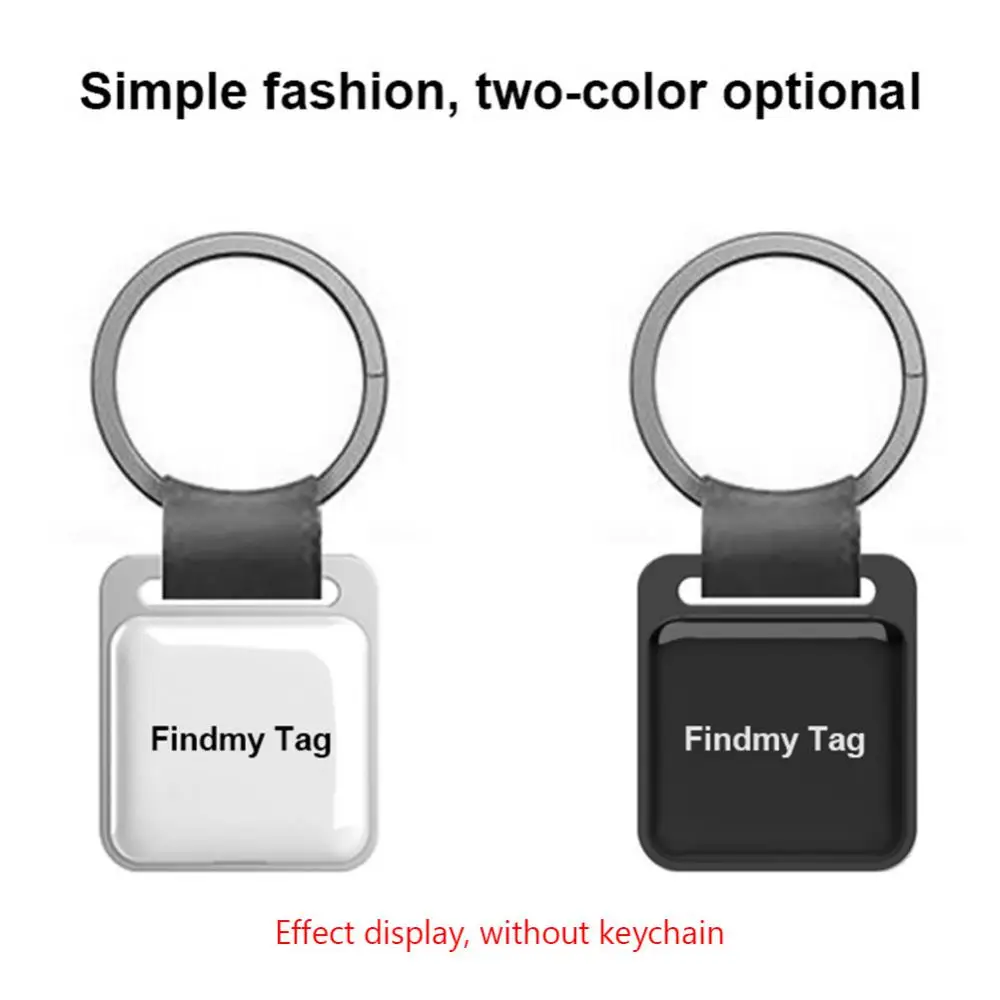 Smart Gps Waterproof Mini Tracker Anti-loss Device Mini Anti-lost Keychain Finder Device Gps Bi-directional Alarm Tracker Square smile