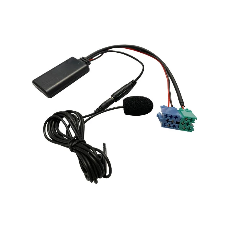Car Bluetooth 5.0 Aux Cable Microphone Handsfree Mobile Phone Free Calling Adapter For Renault 2005-2011 Updatelist Radio
