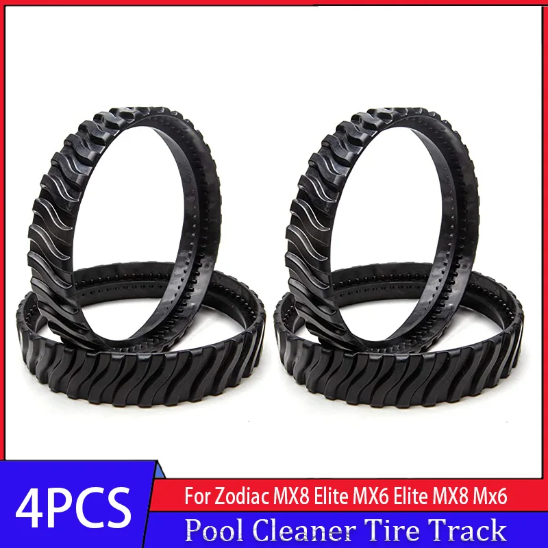 Hot Tracks Tyres Wheel Replacement Kit For Zodiac MX8 MX6 MX8 Elite MX6 Elite Baracuda R0526100 Pool Cleaner Tire Track