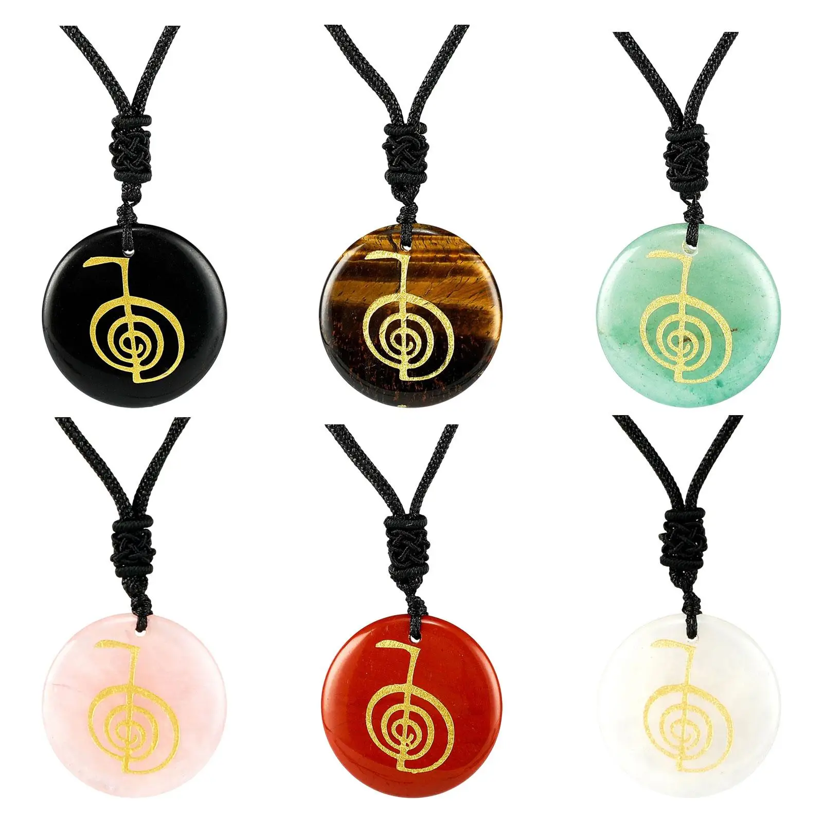 Cho KU Rei Pendant Men Women Exquisite Decors with Rope Craft Supplies Necklace Pendant for Party Dating Thanksgiving Halloween