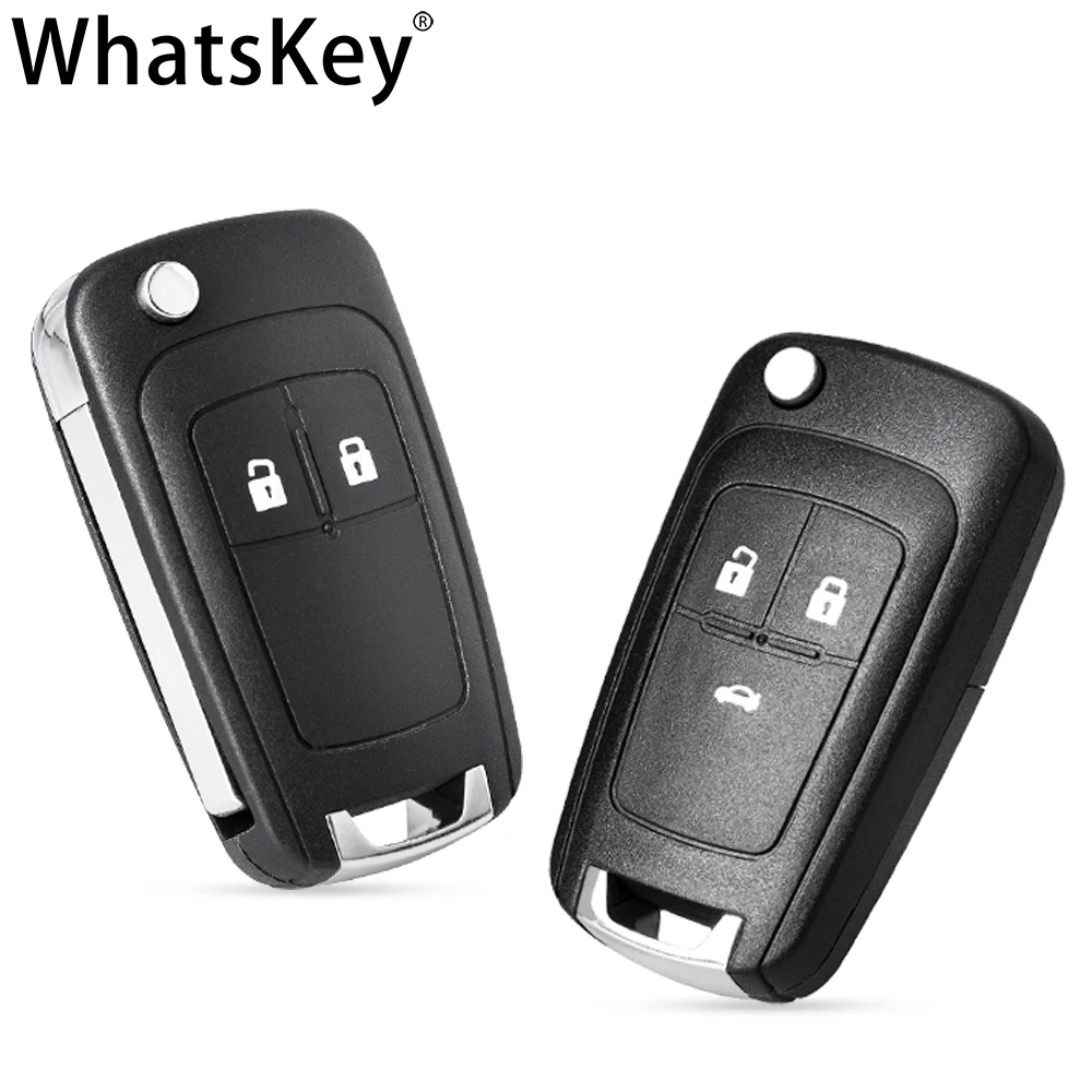 3 Car Whatskey Buttons Key Shell Remote Flip Folding Key ddmysmile Fob Case For Opel Vauxhall Astra H Insignia J Vectra C G Corsa D Smile