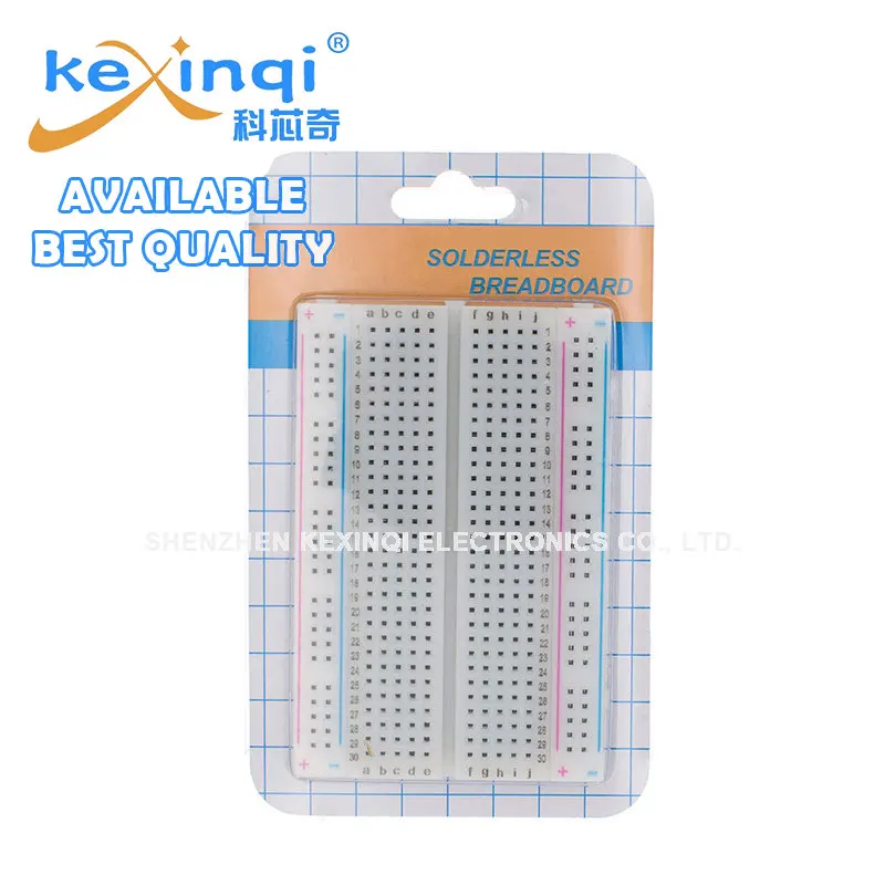 Bread 1PCS Board/breadboard Mini 8.5cm X 5.5cm 400 Holes Transparent/White DIY Electronic Experimental Universal PCB smile