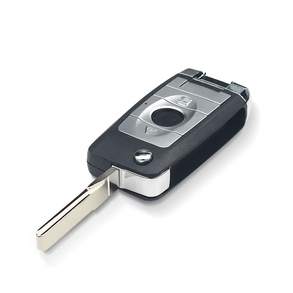 Car KEYYOU Flip Remote Key Shell 4 Types For VW Golf Passat Polo Jetta ddmysmile Touran Beetle Bora Sharan 3 B Uncut Blade Smile