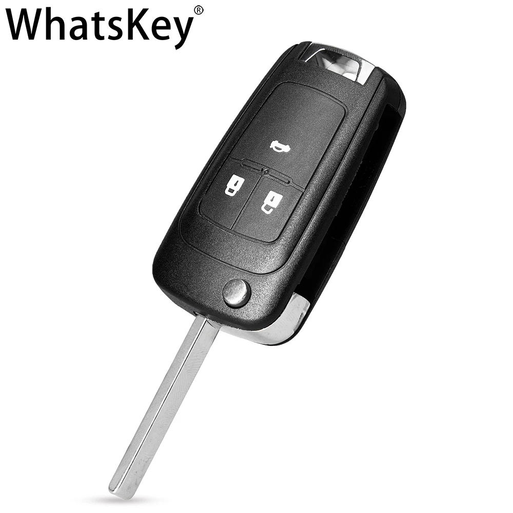 3 Car Whatskey Buttons Key Shell Remote Flip Folding Key ddmysmile Fob Case For Opel Vauxhall Astra H Insignia J Vectra C G Corsa D Smile