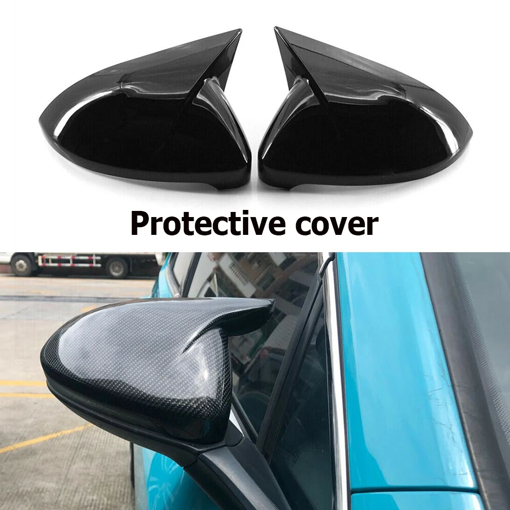 2pcs Car Replacement Side Wing Rearview Mirror Shell Cap for Golf 7 14-19 Car Accessories