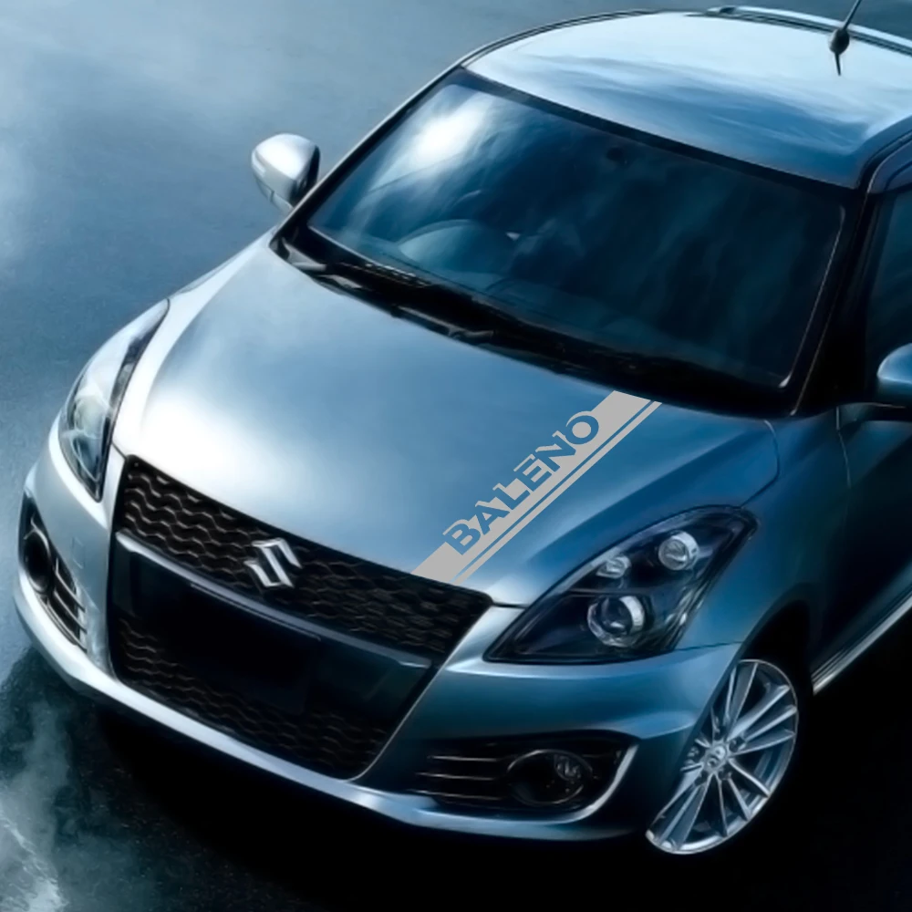 Hood Stickers for Suzuki Swift Jimny Baleno SX4 Ignis Alto Samurai Grand Vitara Auto Engine Cover Car Accessories