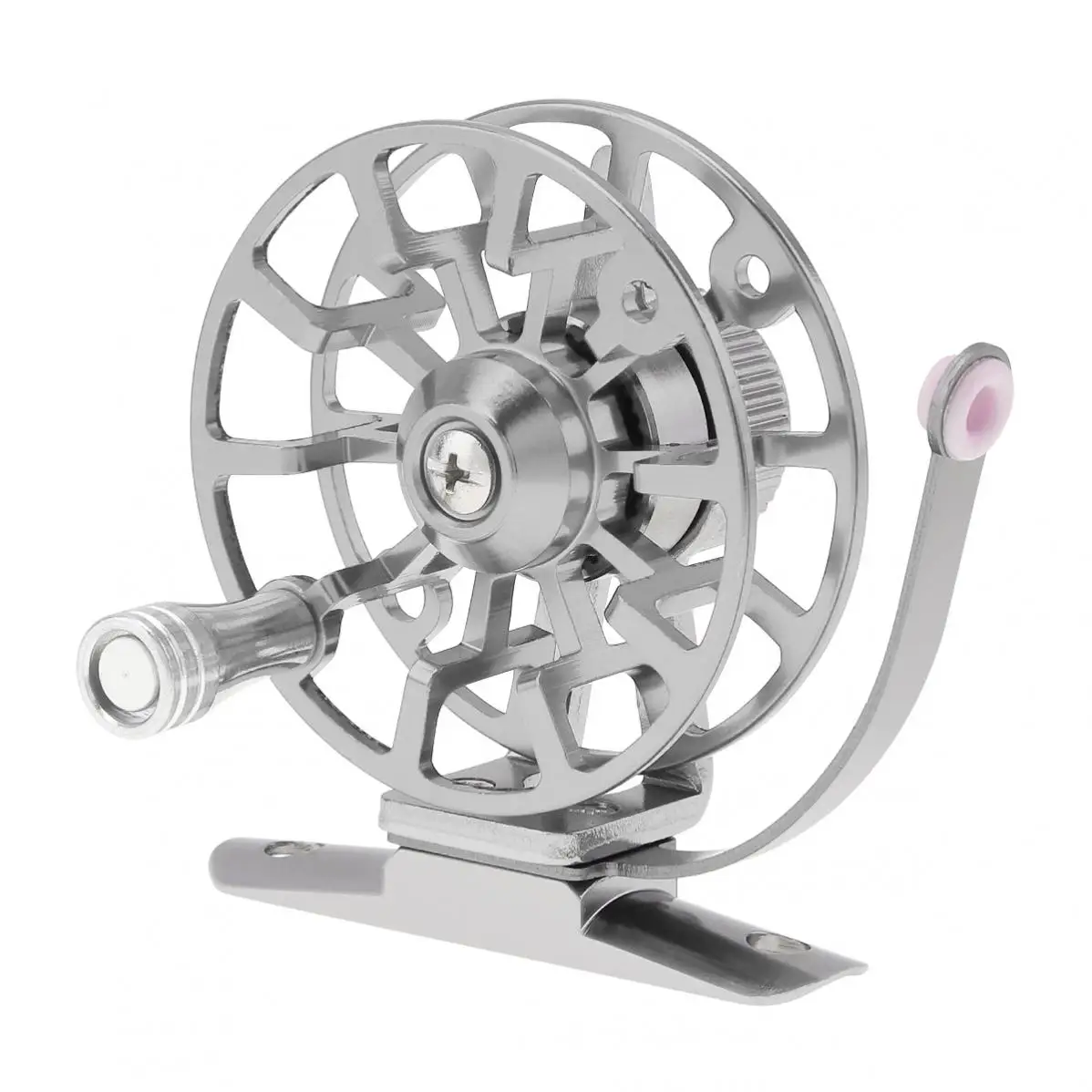 Former Ultra-Light Full Metal Ice Fishing Reel Fly Fishing Wheel Aluminum Alloy Support Left Hand 5 Colors Optional smile