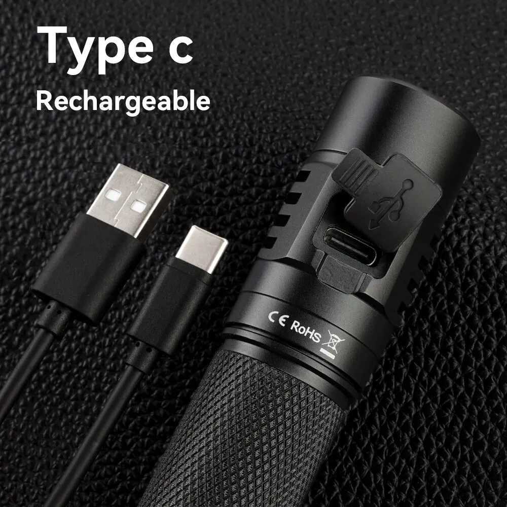 Sofirn SC31 Pro LED Flashlight Power Charging 18650 Flashlight USB C SST40 2000LM Anduril Outdoor Tactical Flashlight X241109