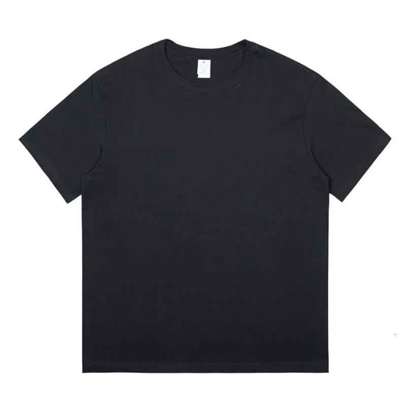 Summer Basic Black White Tops Tees 100% Cotton Short Sleeve Oversize Soft ONeck Harajuku TShirts S5XL 240409