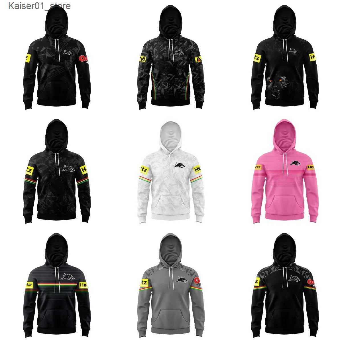 Rugby Jerseys Penrith Panthers 2024 Rugby Match Childrens Hoodie-Home/Away/Training/Classic-Top Rugby Childrens Hoodie - S-5XL Customizable L240910