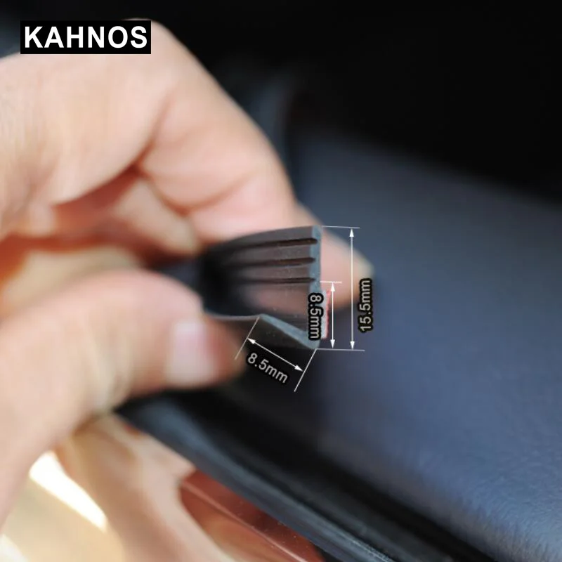 8.5mm Car Window Sealant weatherstrip V Type Car Door Window Rubber Door Strip Auto Rubber Seals For Car