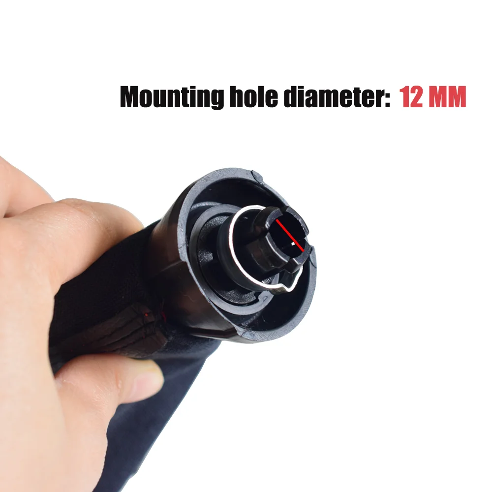 Audi A4 For Fit B6 B7 2000-2008 Manual 5 6 Speed Car Gear Shift Shifter Knob Lever Handle Head With Leather Dust-Proof Cover smile