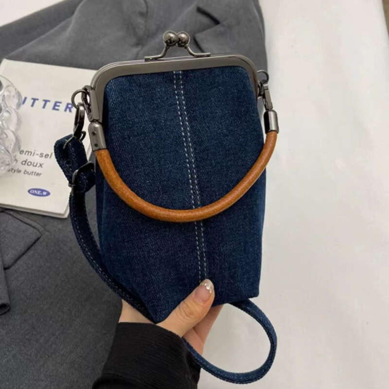 Fashionable Casual Denim Crossbody Bag for Women Handbag Versatile Purses and Handbags Designer Cwomen Shoulder Bags