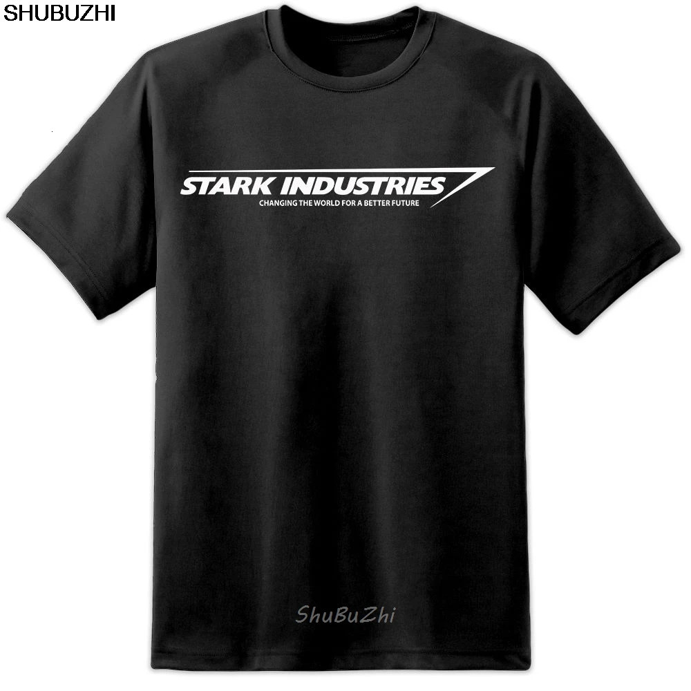 Stark Industries Mens T Shirt S5XL men cotton tshirt summer fashion top tees Cool Casual pride t shirt Unisex sbz3066 240409