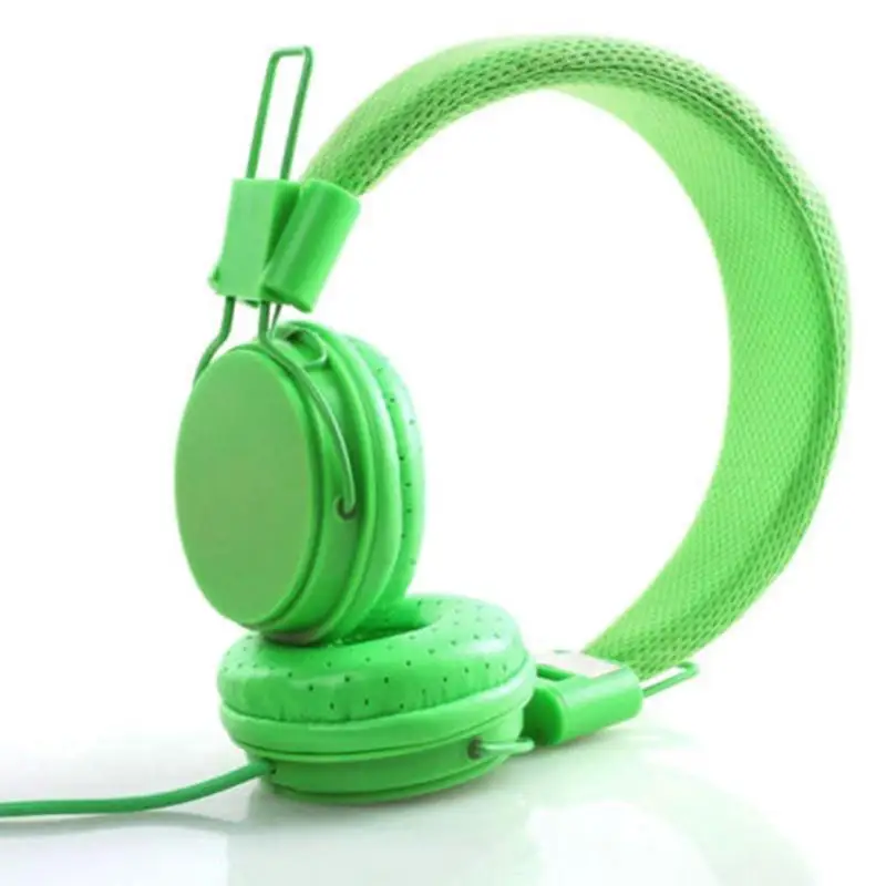 Headphones for Children Kids Girls Boys Teens Foldable Adjustable On Ear Headphones with 3.5mm Jack for Cellphones Computer MP3 smile
