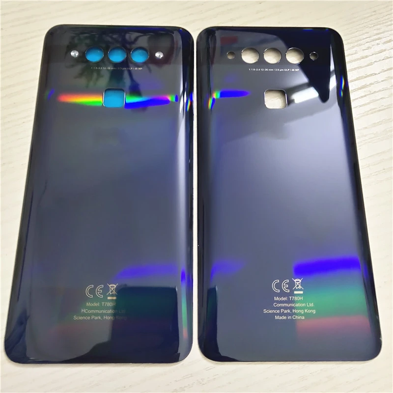 For TCL Plex T780H Back Battery Cover Door Housing Case Rear Glass + Adhesive Sticker Parts Replacement