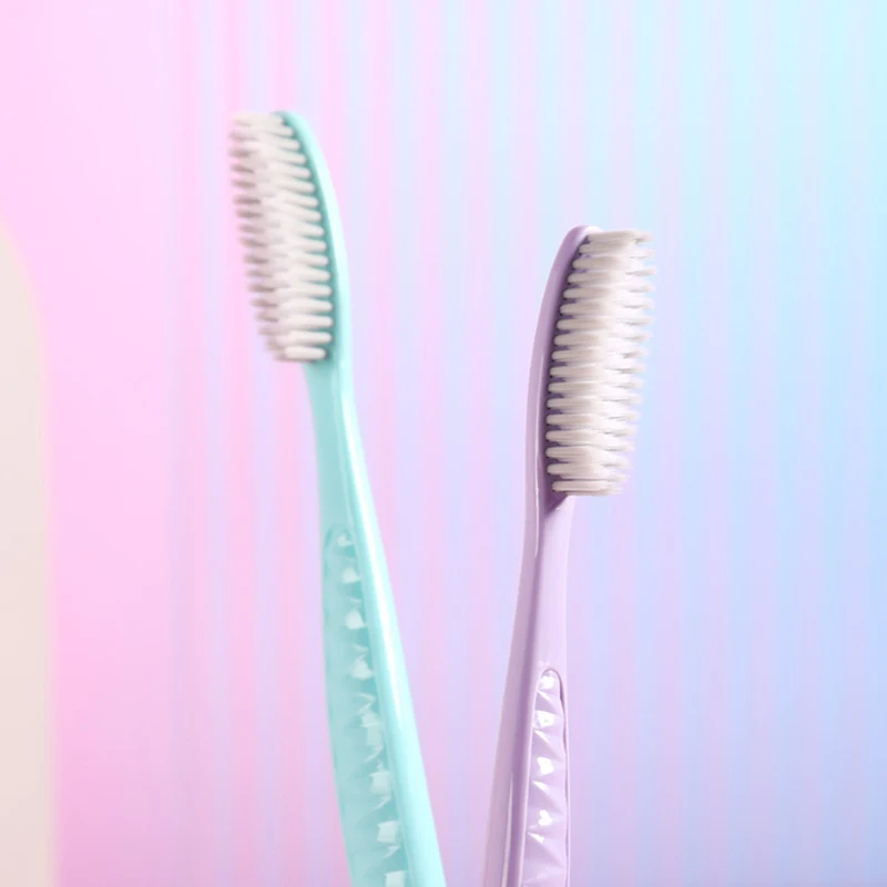 a bb Long Toothbrush Soft PC Super Fur Large Brush Head Adult Manual Firm