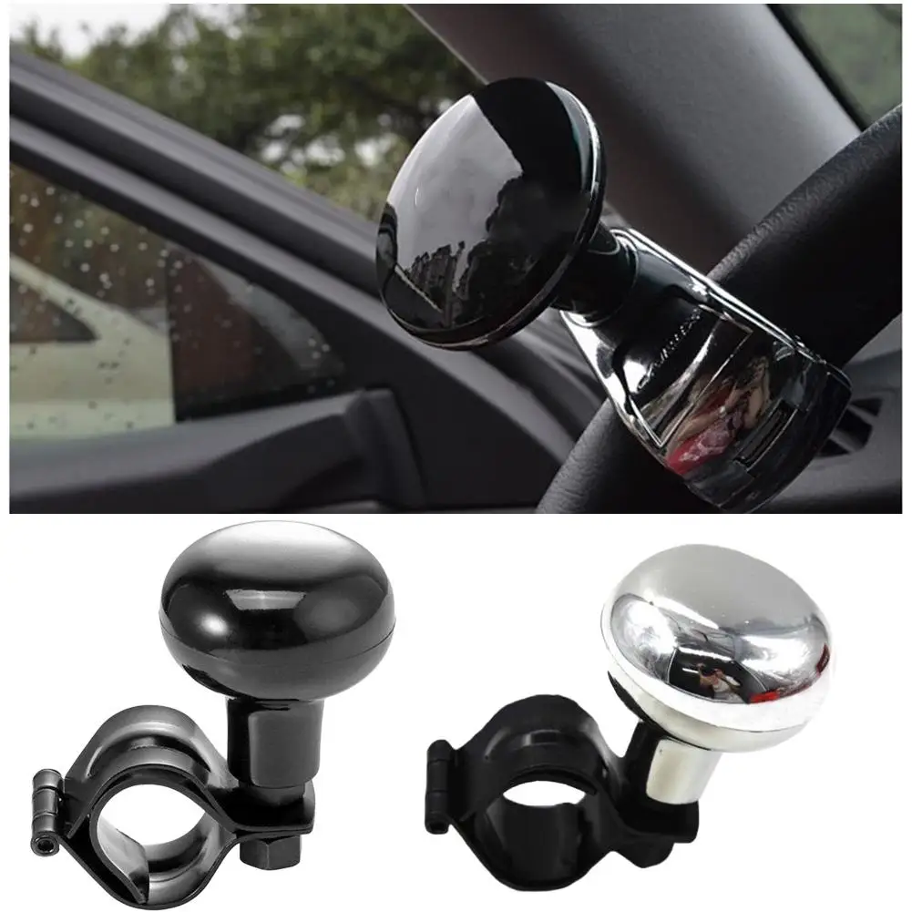 Steering ddmysmile Wheel Styling Car Power Handle Ball Hand Control Power Handle Grip Spinner Knob Grip Knob Turning Helper Smile