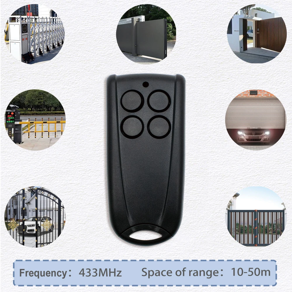 1-20 PCS ECOSTAR RSC2 2025 RSE2 433.92MHz Rolling Code Garage new Remote Control Duplicator Gate Opener Gate Control Command Transmitter