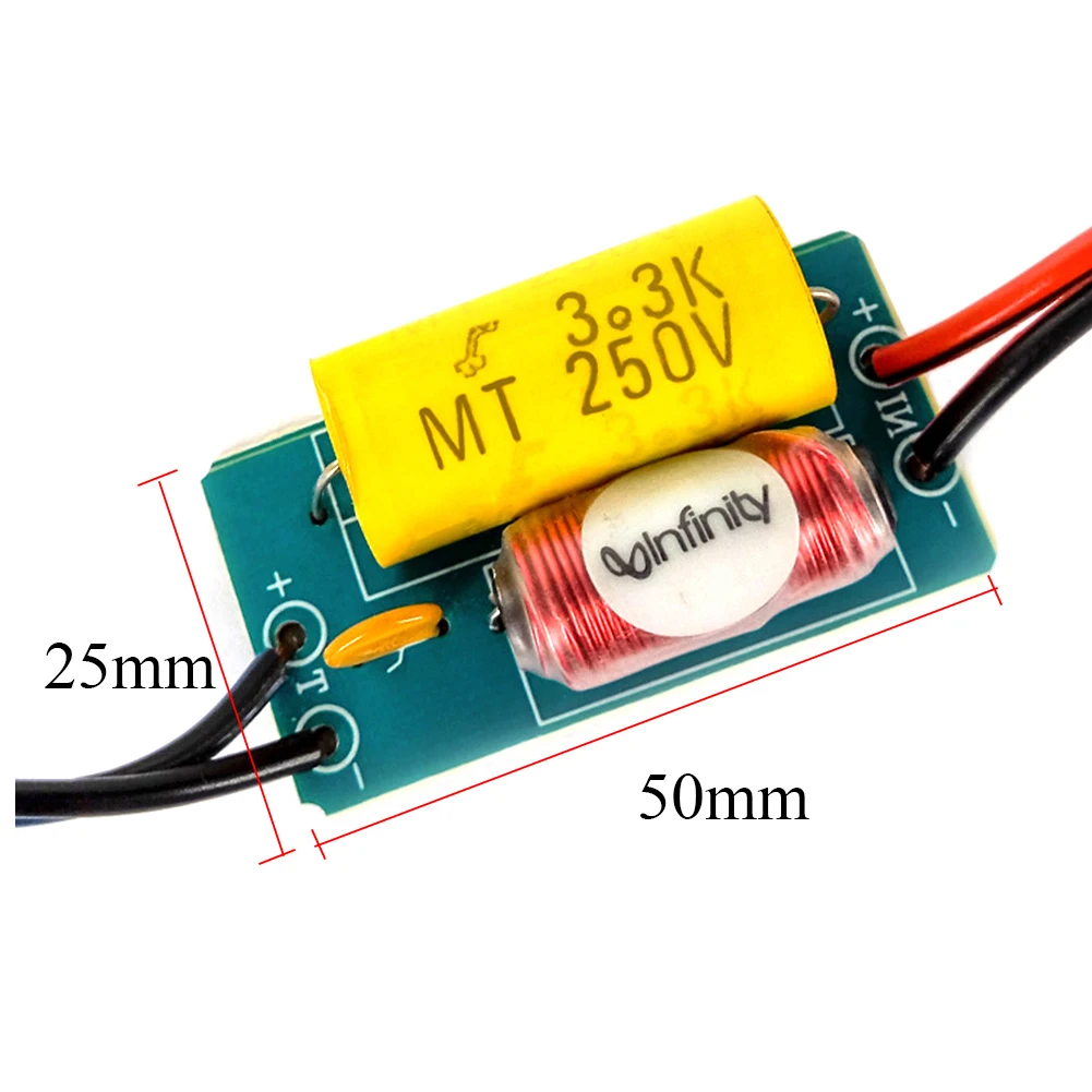 Frequency Divider Audio 40W Treble Speaker Crossover Modified Part Home Stage Car Tweeter DIY Pure Crossover Divider Accessories