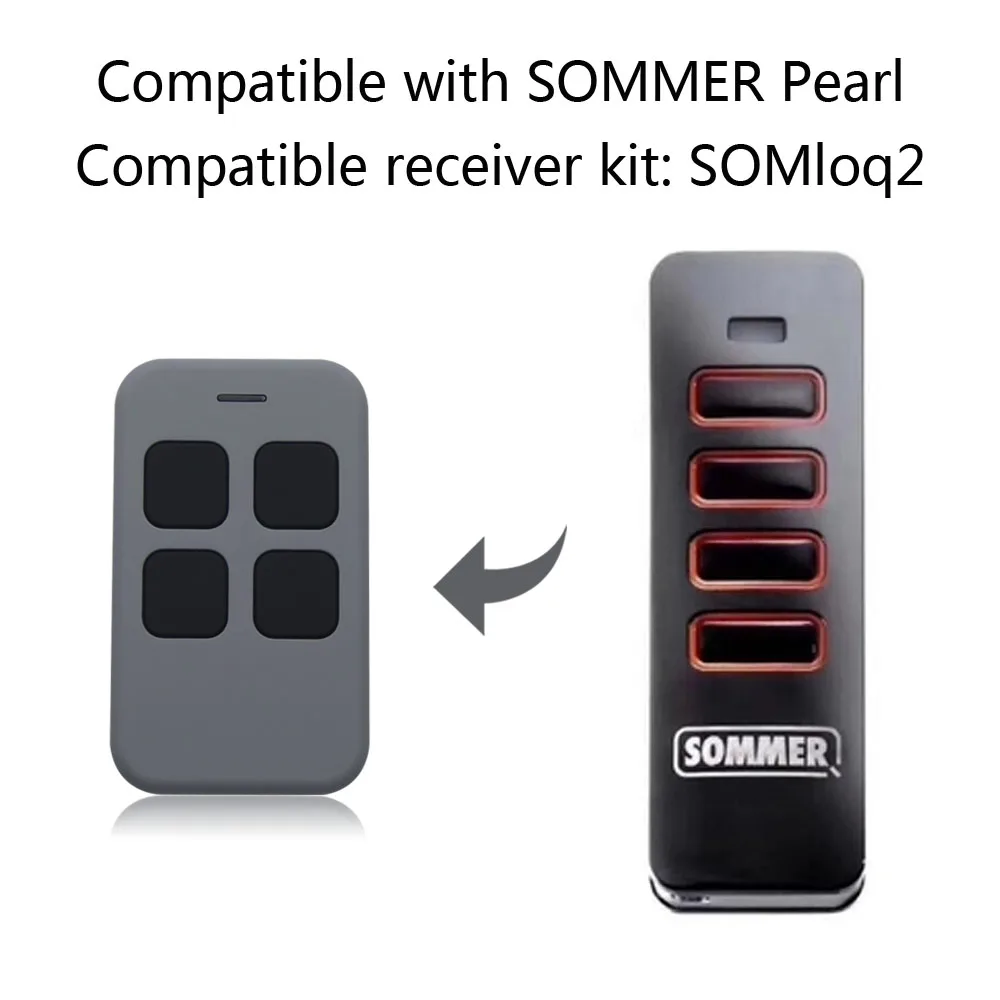 Somloq Pearl New Sommer Slider Remote Control 868MHz Rolling Code Gate Garage Door Remote Control SOMMER 868 MHz smile