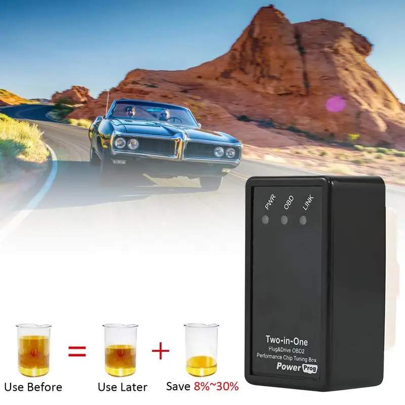 Eco OBD2 Fuels Saver Plug And Drive Economy Fuel Saver Nitro ECO OBD2 Auto Performance Chip Tuning Box More Power Torque