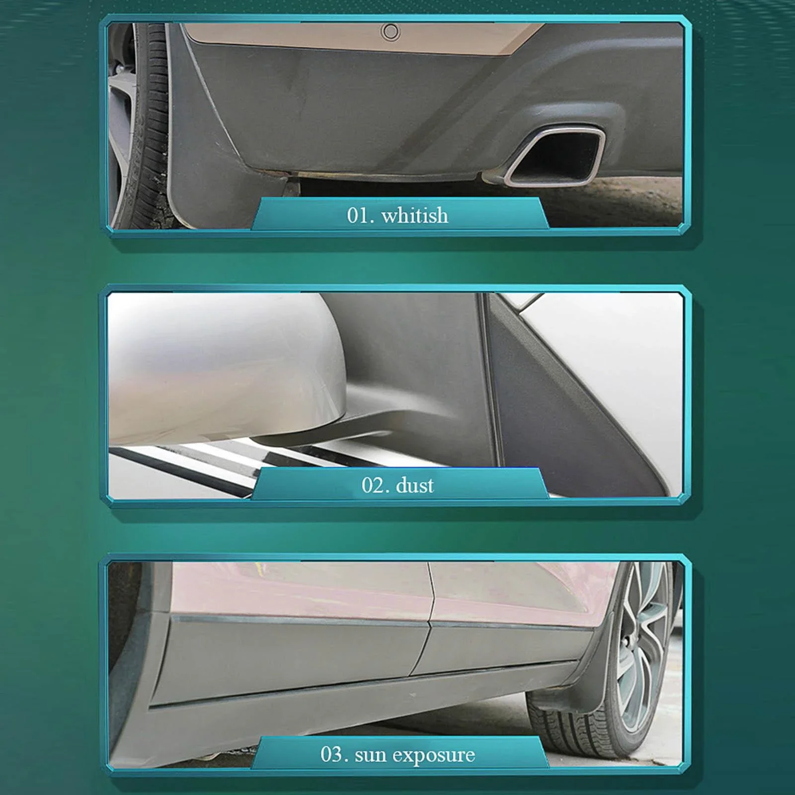 300/100ml Long-lasting Plastic Restorer Car Cleaning Products Auto Polish And Repair Coating Renovator For Car Detailing HGKJ 24