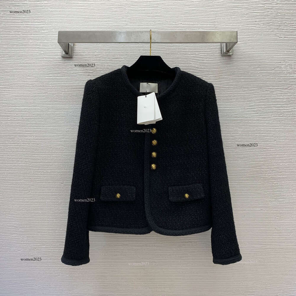 Women coat designer jacket brand fashion long sleeve wool jacket Round neck short coat spring Womens casual travel vacation overcoat Apr 08