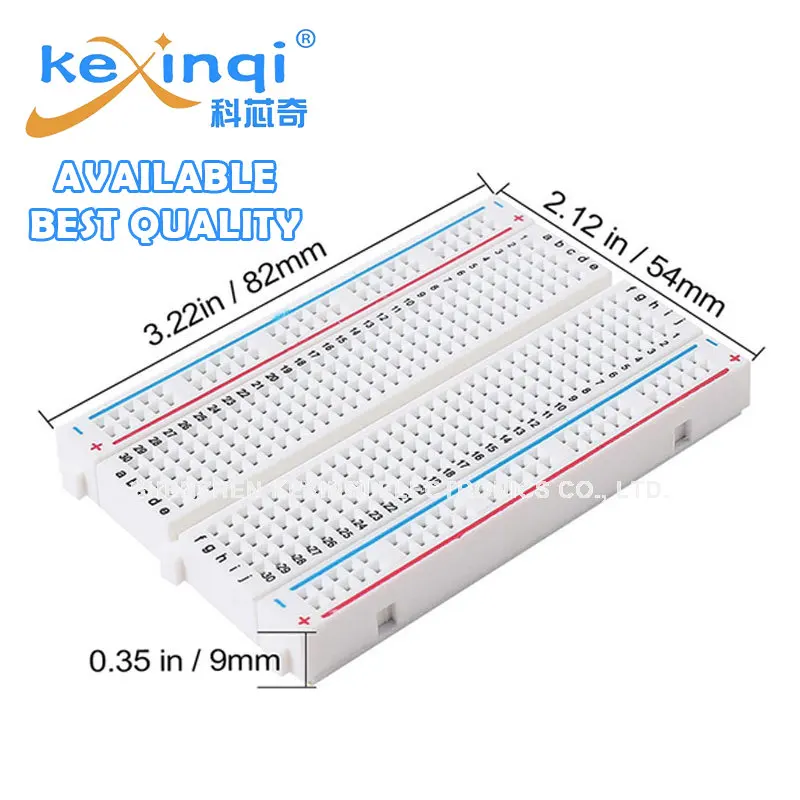 Bread 1PCS Board/breadboard Mini 8.5cm X 5.5cm 400 Holes Transparent/White DIY Electronic Experimental Universal PCB smile