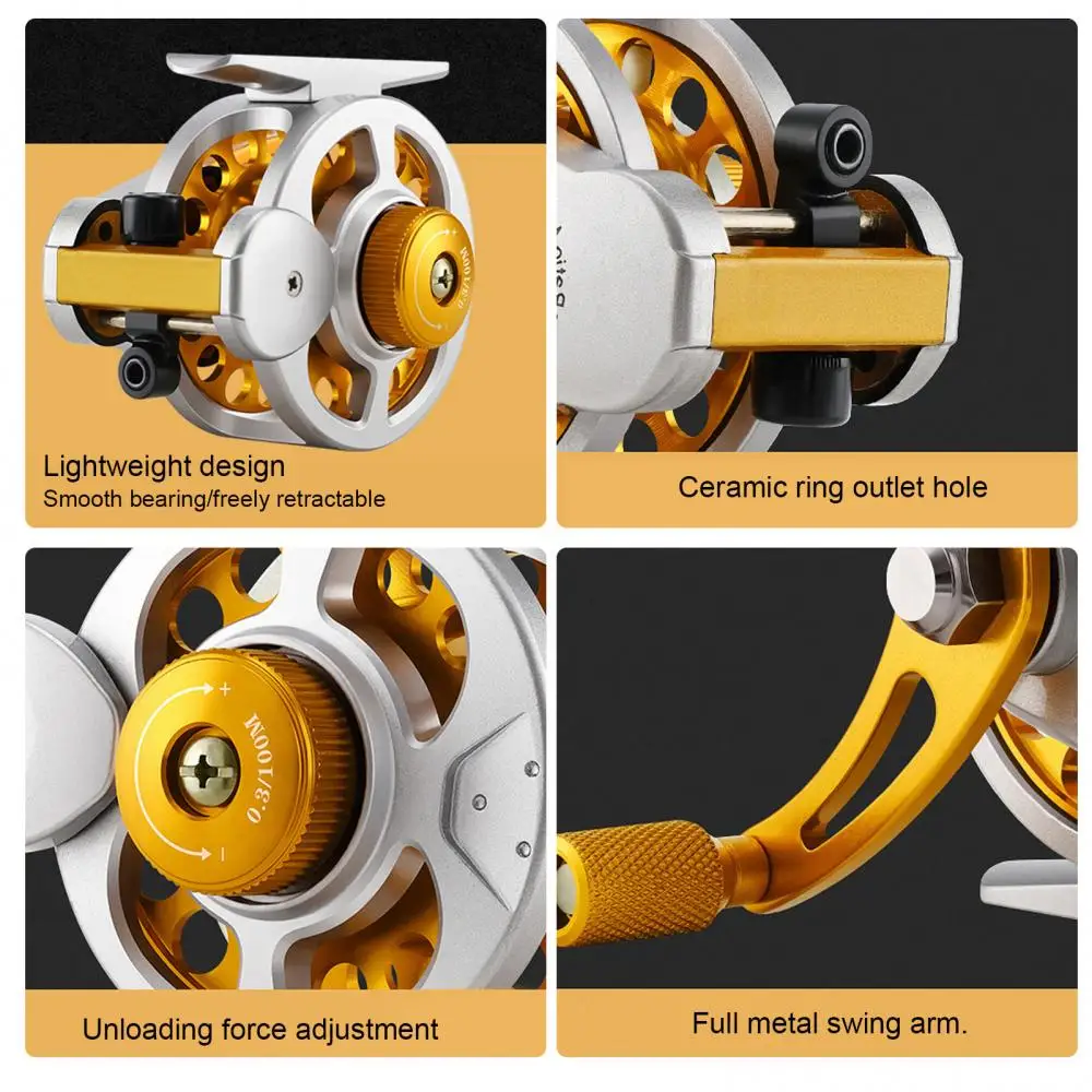 Speed Fishing Reels High Outdoor Mini Fishing Reel ddmysmile Smooth Spinning Wheel Bearing Fish Gear Fishing Tools Smile