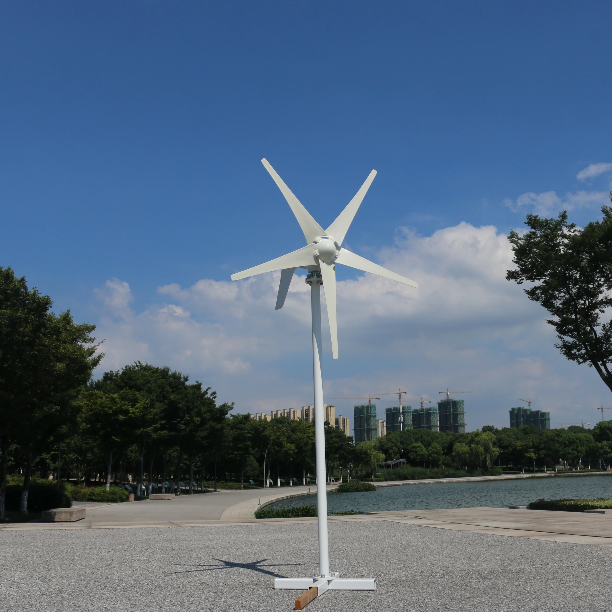 Alternative 400W Horizontal Wind Turbine Generator New Energy 12V 24V Windmill With MPPT/PWM Charge Controller