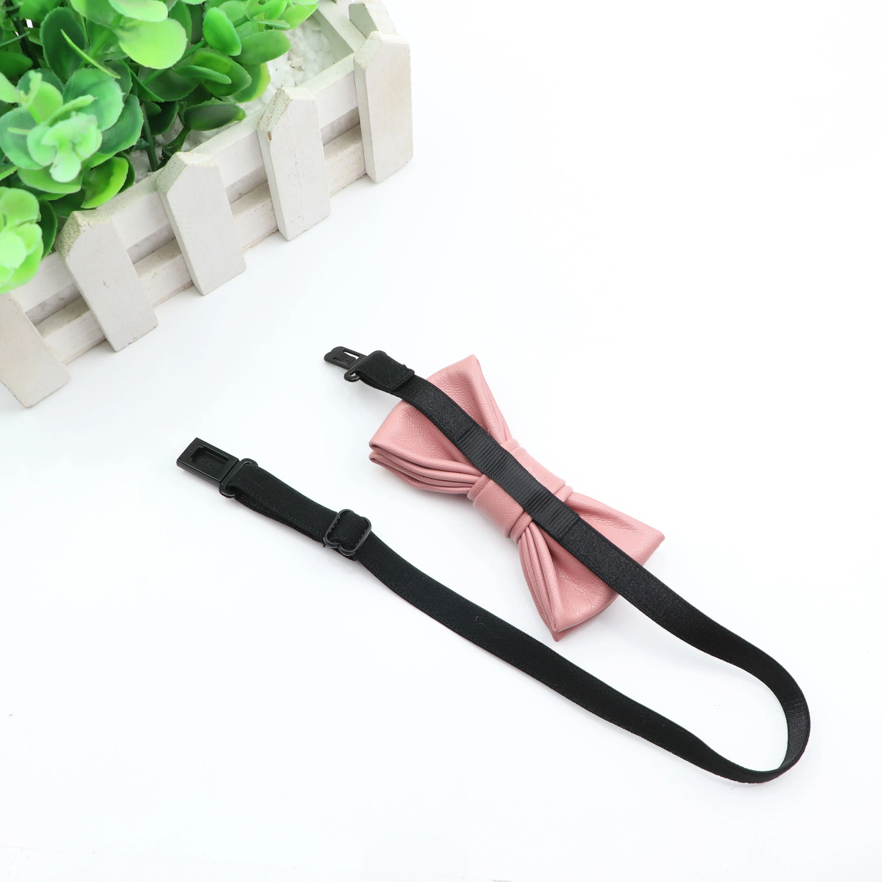 Classic High Kids Quality PU Pattern Leather Ties Butterfly Wedding Party Bowtie Solid Color Bow Tie For Boys Gilrs Party Gifts smile