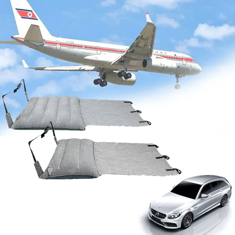 Airplane Footrest Hammock Travel Foot Rest Inflat Air Cot Bed For Kids Adjustable Car Railway Flight Travel Accessories
