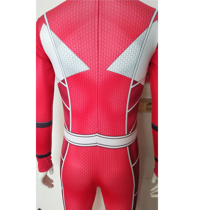 Power Samurai Sentai Shinkenger Red Rangers Costume Superhero Cosplay Halloween Birthday Party Zentai Suit Jumpsuit Kids Men