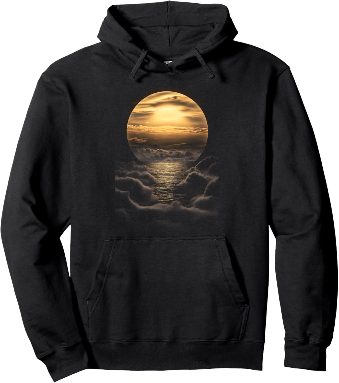 Hoodie for Mens Womens Sunset Ocean Beach Vacation Summer Vibes Aesthetic Design Pullover Hoodie Graphic Hoodies sweatshirt nice