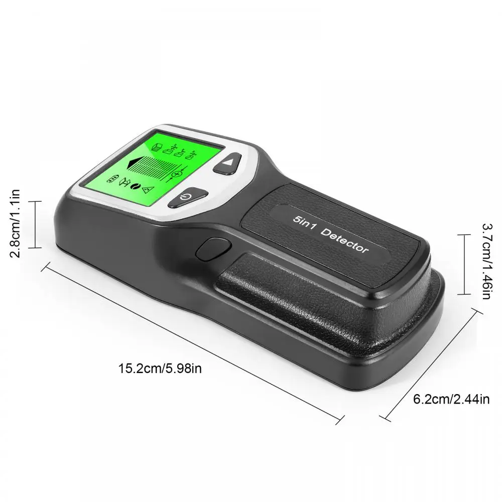 In 1 Depth Metal Detector Handheld Electronic Wall Pinpointer Stud Finder Wall Scanner Sensor for Wire Detect Metal Seekers